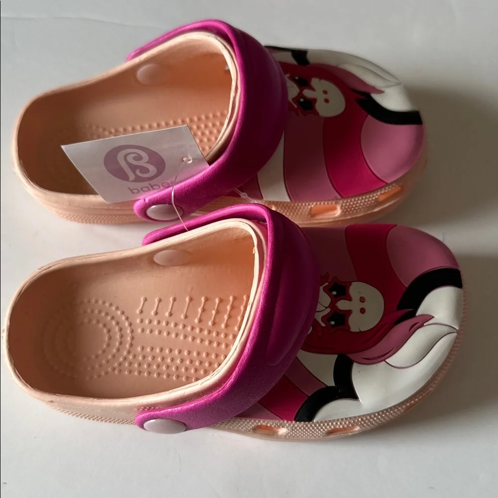 Kids Girls Toddler Pink Unicorn Clog Sandals Size: US Toddler 8 /EU 27)